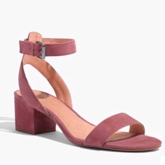 Madewell Shoes - Madewell Alice sandal in autumn berry pink suede